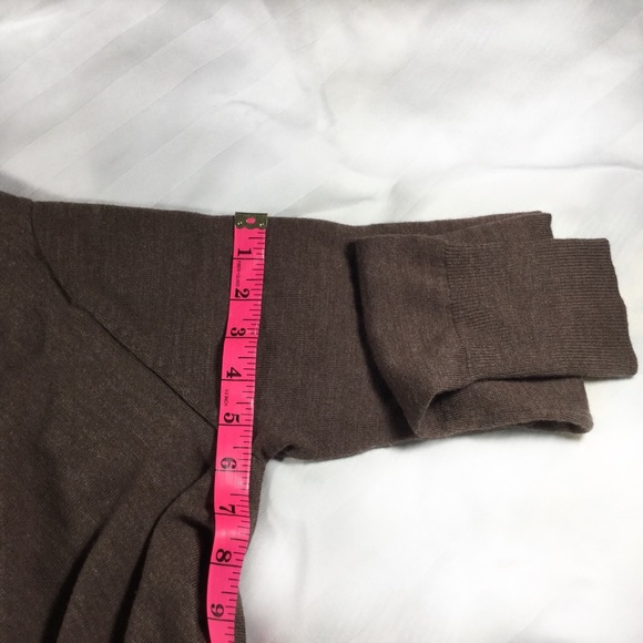 H&M Dark Brown Open Up Long Sleeve Cardigan s XS/S - Picture 5 of 6